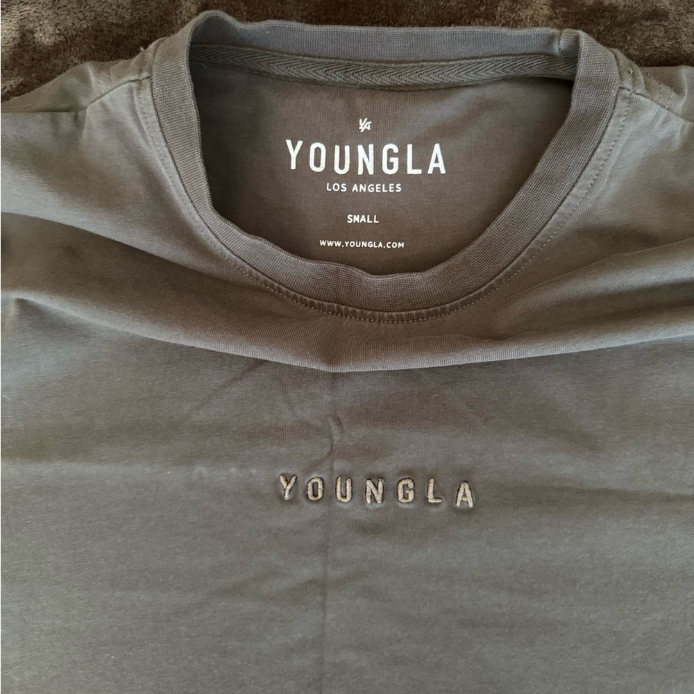 YOUNGLA Brown Oversized T-shirt